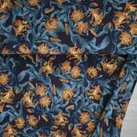 European Modal Blend French Terry Knit, Desert Flower Blue