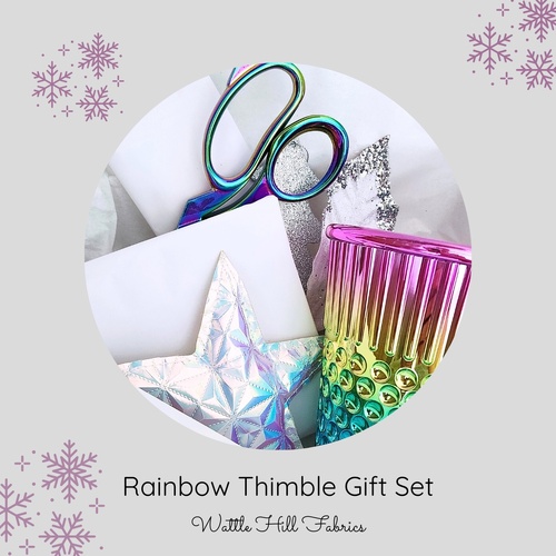 Rainbow Thimble Sewing Gift Set