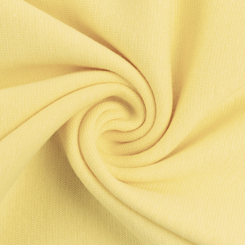 European Smooth Ribbing, Oeko-Tex Solid, Lemon SS24
