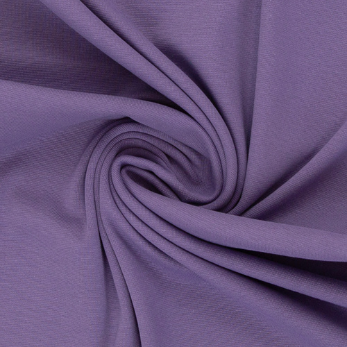 European Knit, Oeko-Tex French Terry, Solid, Iris AW25