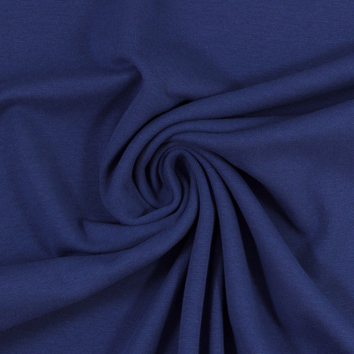 *REMNANT 92cm* European Jogging Sweater Knit, Oeko-Tex, Solid, Dark Blue