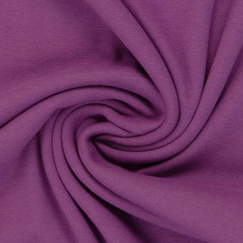 European Cotton Elastane Jersey, Solid, Oeko-Tex, Berry Lilac