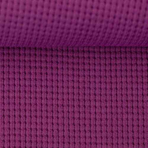 *REMNANT 91cm* European Winter Waffle Knit, Oeko-Tex, Magenta