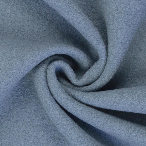 Boiled Wool, Heavy Weight, Oeko-Tex, Dark Chambray Blue