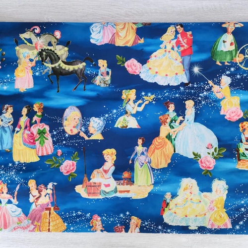 *REMNANT 130cm* KK Fabrics, Story Tale, Cinderella's Tale