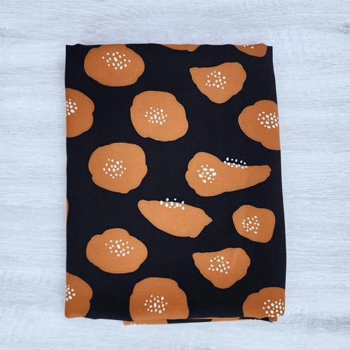 *REMNANT 158cm* European Woven Viscose, Oeko-Tex, Blossom Ochre