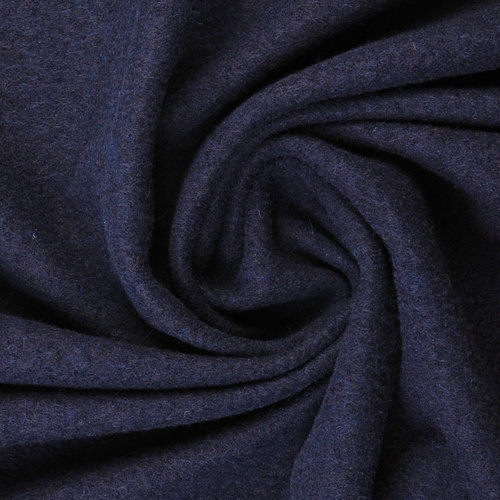 Merino Boiled Wool, Oeko-Tex, Dark Navy