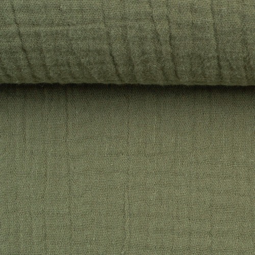 *REMNANT 190cm* European Double Gauze, Oeko-Tex, Oregano