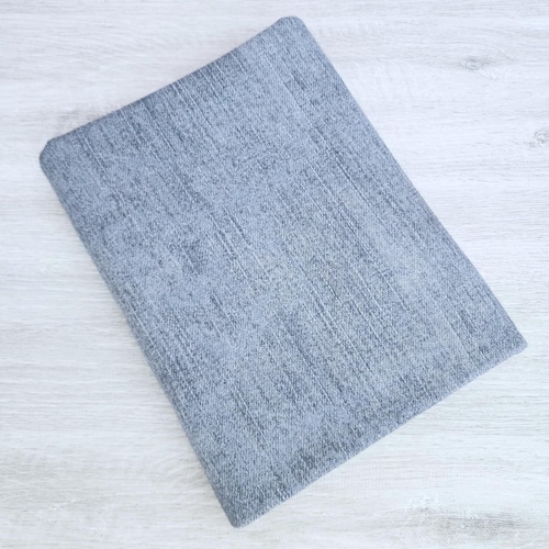 European Knit, Oeko-Tex French Terry, Denim Look Arctic Blue