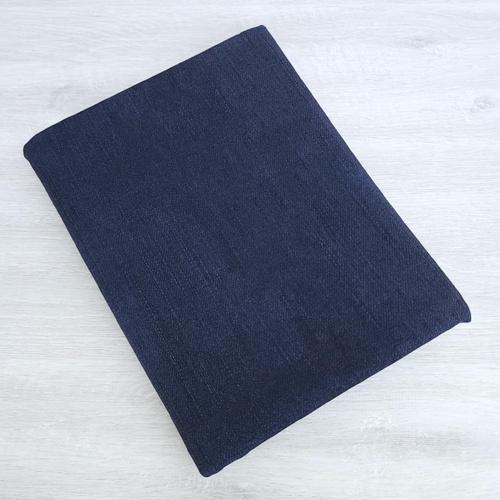 European Knit, Oeko-Tex French Terry, Denim Look Navy
