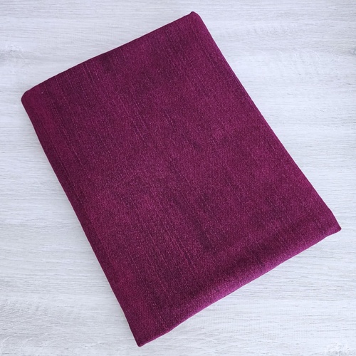 European Knit, Oeko-Tex French Terry, Denim Look Dark Claret