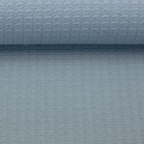 Belgian Waffle Cotton Textured Knit, Powder