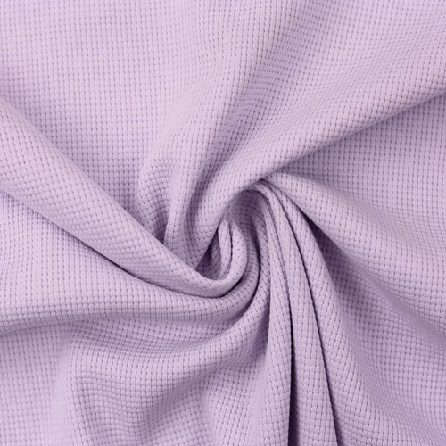 European Classic Waffle Knit, Oeko-Tex, Light Lavender