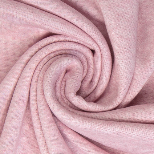 *REMNANT 163cm* European Knit, Cosy Viscose Knit, Melange Light Pink
