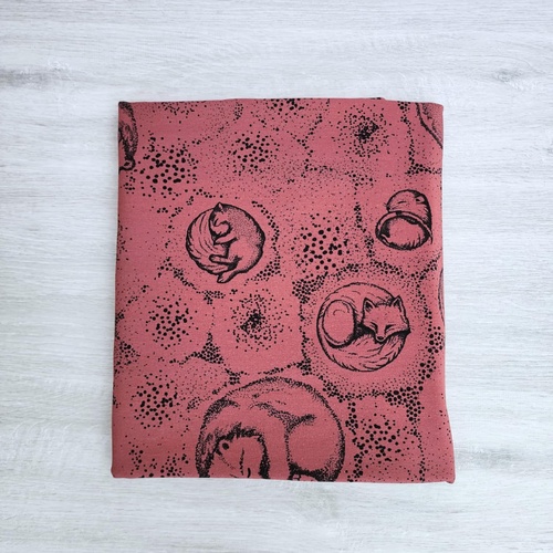 *REMNANT 110cm* European Cotton Elastane Jersey, Oeko-Tex, Hibernate Chestnut