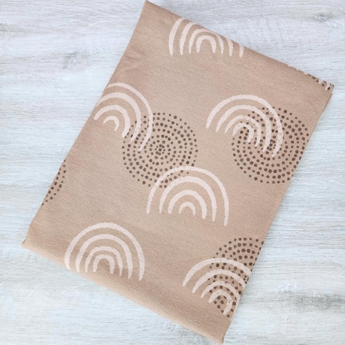 *REMNANT 80cm* European Cotton Elastane Jersey, Oeko-Tex, Dilkara Natural