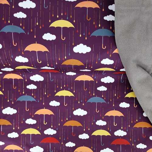 *REMNANT 90cm* European Softshell, Nano, Umbrellas Plum