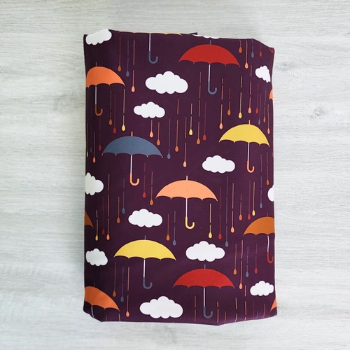 *REMNANT 121cm* European Softshell, Nano, Umbrellas Plum
