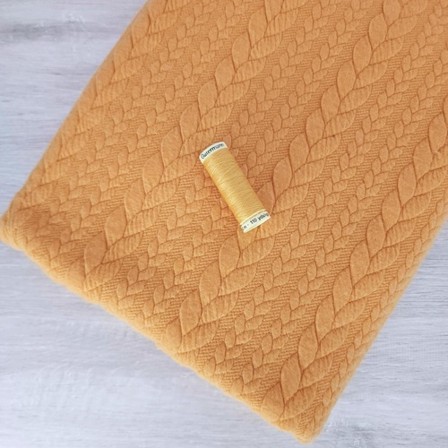 *2 PIECE BUNDLE DEAL* European Cable Sweater Knit, Melange Golden & Thread