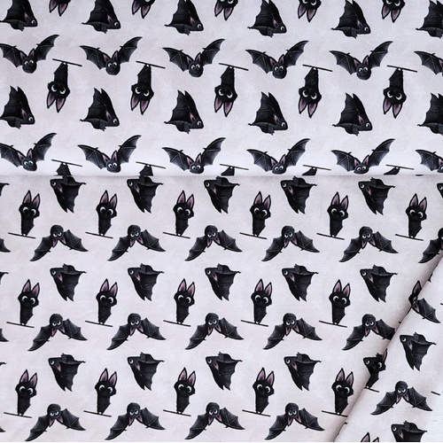 European Cotton Elastane Jersey, Oeko-Tex, Bats Oatmeal