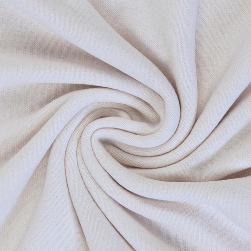 *REMNANT 145cm* European Knitted Brushed Cotton (Winter Weight), Vanilla Cream