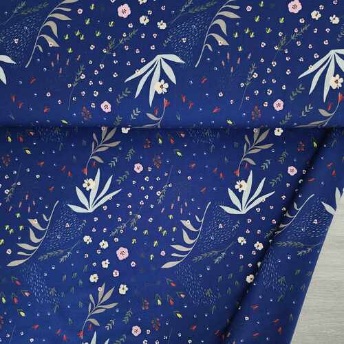*REMNANT 48cm* European Knit, Oeko-Tex French Terry, Meadow Blue