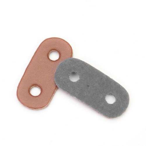 2 Leather Cord Stoppers