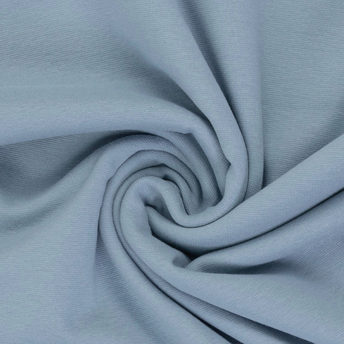 European Cotton Elastane Jersey, Solid, Oeko-Tex, Arctic Blue