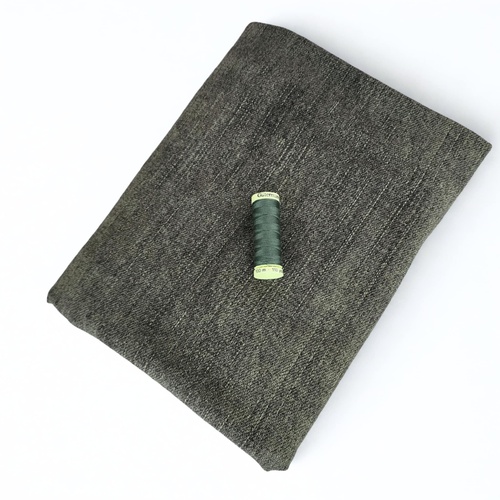 *2 PIECE BUNDLE* European Knit, Oeko-Tex French Terry, Denim Look Olivine & Thread