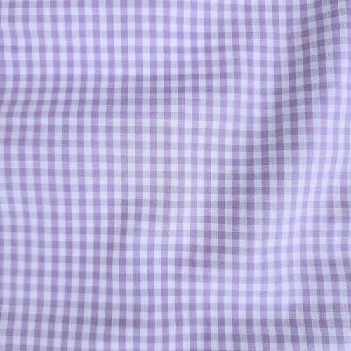Classic Woven Cotton Gingham 3mm, Lavender & White