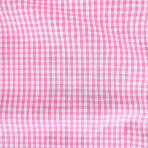 Classic Woven Cotton Gingham 3mm, Pink & White