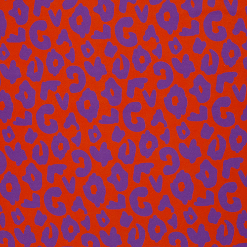 European Woven Viscose, Oeko-Tex, Happy Leo Purple