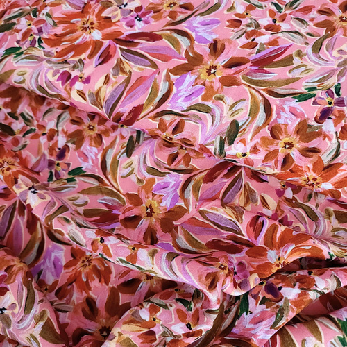 European Woven Viscose, Oeko-Tex, Pretty Floral