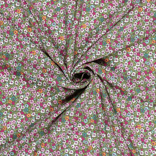European Woven Viscose, Oeko-Tex, Tiny Garden