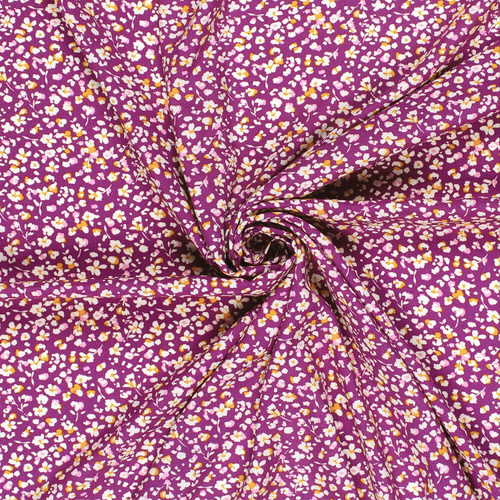 European Woven Viscose, Oeko-Tex, Sunset Floral