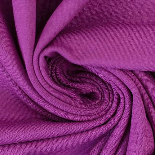 European Viscose Elastane Jersey Knit, Oeko-Tex, Solid, Fuchsia (Extra Wide)