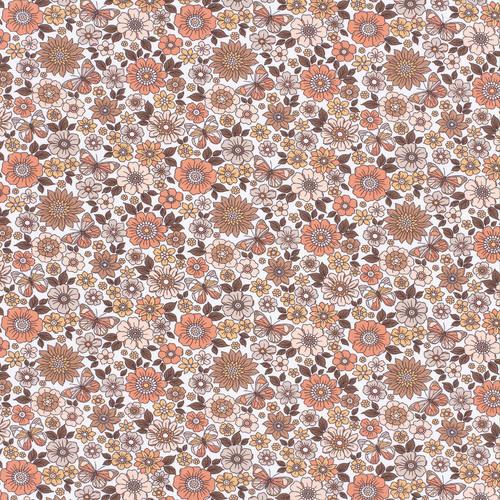 European Cotton Elastane Jersey, Oeko-Tex, Folk Meadow