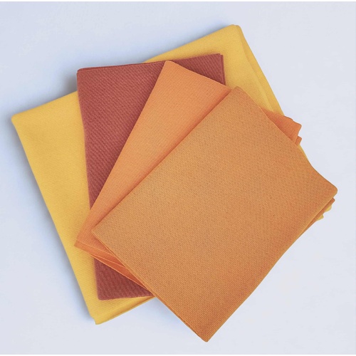 Smooth Ribbing Remnants Pack Autumn Tones - 4 piece