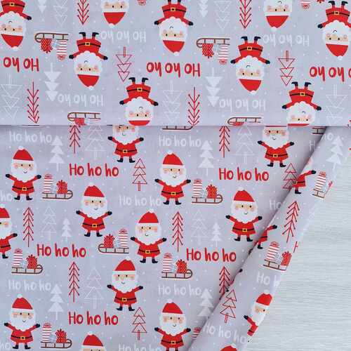 European Cottons, Oeko-tex, Santa Grey, Extra Wide