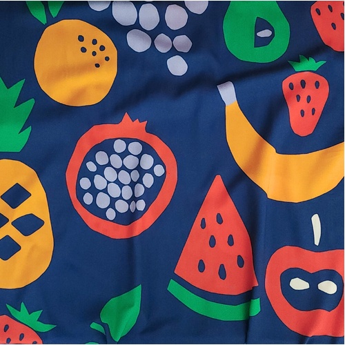 European Woven Viscose Twill, Oeko-Tex, Juicy Blue