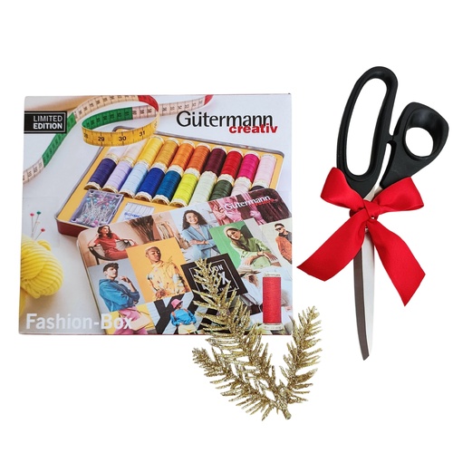 Kai Scissors & Gutermann Sewing Thread Fashion Box Gift Set