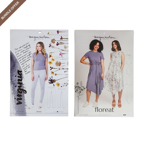 *BUNDLE DEAL* Megan Nielsen Patterns, Floreat Dress & Top / Virginia Leggings & Shorts