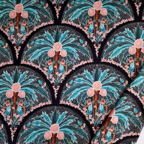 European Lightweight Woven Cotton, Oeko-Tex, Palmera Teal