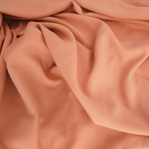 *REMNANT 173cm* European Woven Viscose, Oeko-Tex, Tangerine