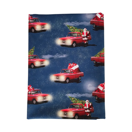 *REMNANT 80cm* KK Fabrics, The Night Before Christmas, Santas Magical Utes