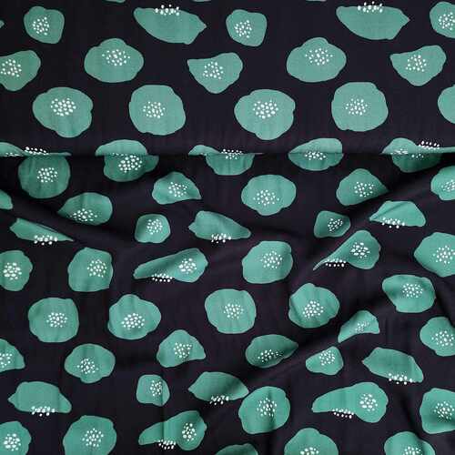 *REMNANT 160cm* European Woven Viscose, Oeko-Tex, Blossom Green