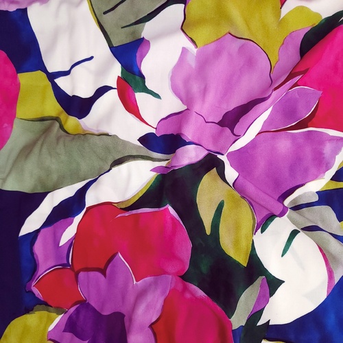 *REMNANT 67cm* European Woven Viscose, Oeko-Tex, Velvet Bloom