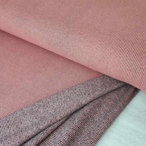 *REMNANT 95cm* European Mottle Waffle Knit, Oeko-Tex, Vintage Blush