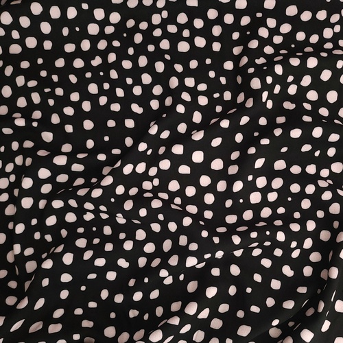 European Woven Viscose, Oeko-Tex, Sienna Spotted