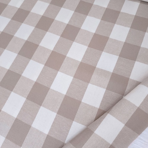 European Cotton Flannel, Gingham Pebble